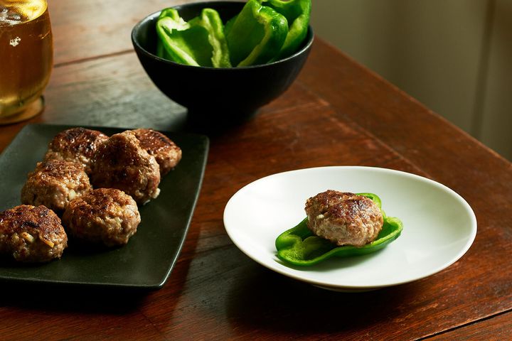 スパイシー豚つくね