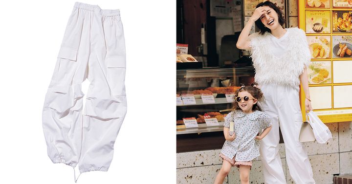 パラシュートパンツ,カーゴパンツ,ガリャルダガランテ,岡本あずさ