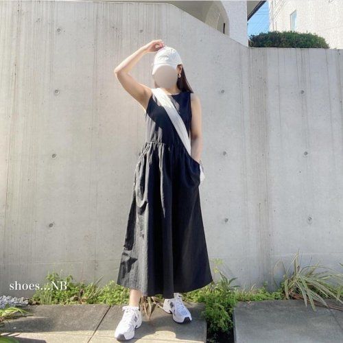 ジーユー_テックコンビネーションワンピース_3