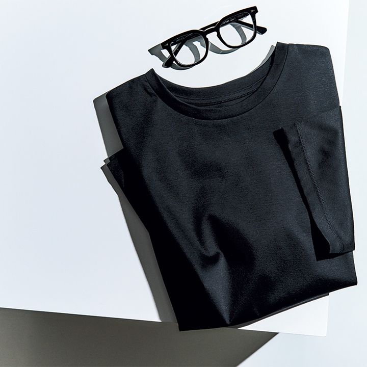 Tシャツ,黒Tシャツ,ソージュ