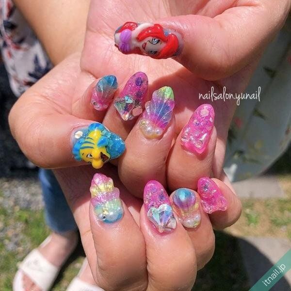 YUNAILが投稿したネイルデザイン [photoid:I0116927] via Itnail Design (735255)