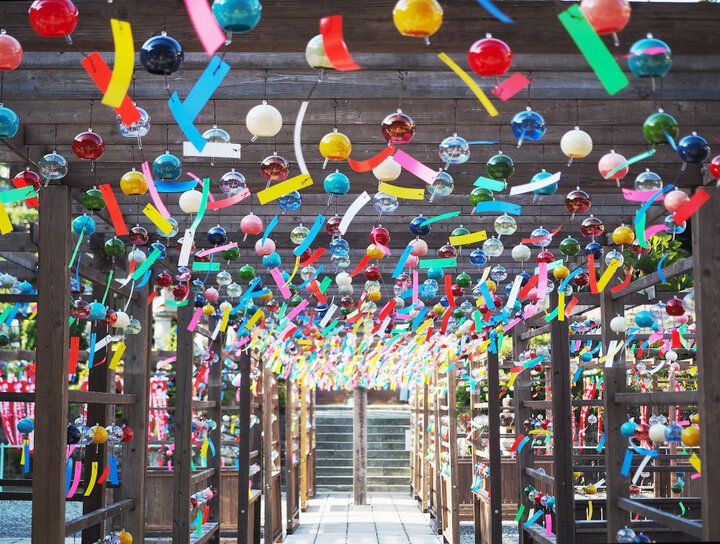 静岡・袋井で風鈴&スイーツをめぐる旅「 遠州三山 風鈴まつり 2024」～夏の音色と涼やかな癒やしを求めて♪～