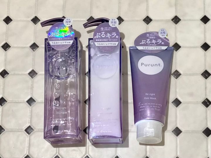プルント リライト美容液シャンプー、トリートメント、ヘアマスク