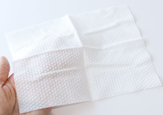 セリアの使い捨て洗顔タオルのサイズ