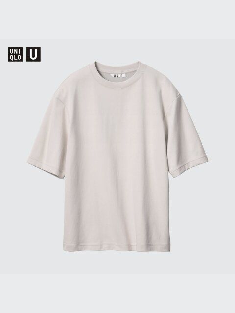 ユニクロ男女兼用エアリズムコットンオーバーサイズTシャツ