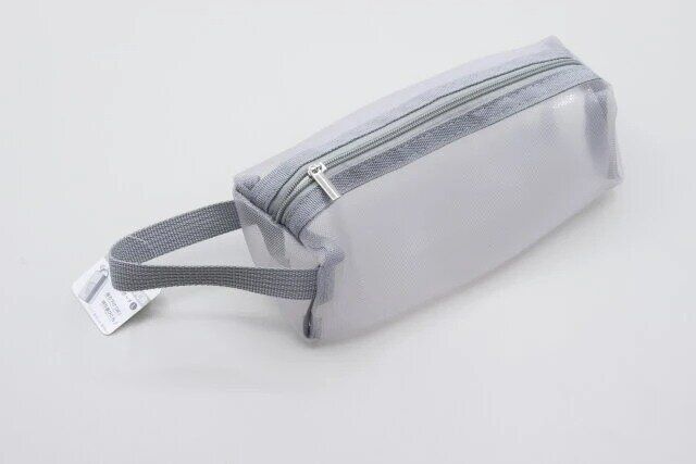 セリア お出かけ メッシュメイクポーチ 商品タグ