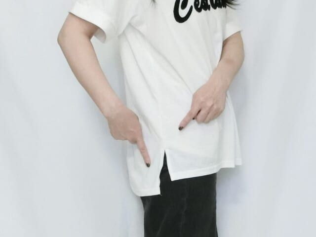 coca コカ 刺繍Tシャツ 着用感