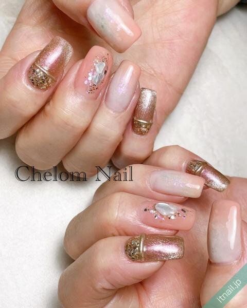 Chelom Nailが投稿したネイルデザイン [photoid:I0128763] via Itnail Design (735170)