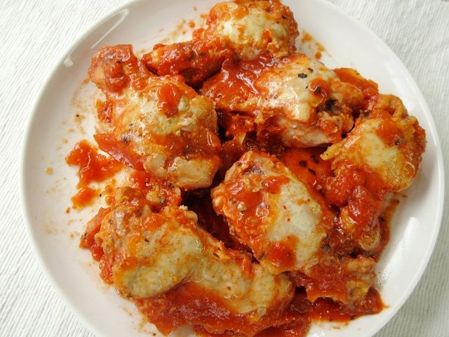 温める前のピリピリチキン6本