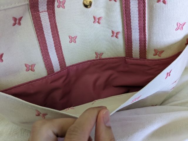 トートバッグオープンポケット