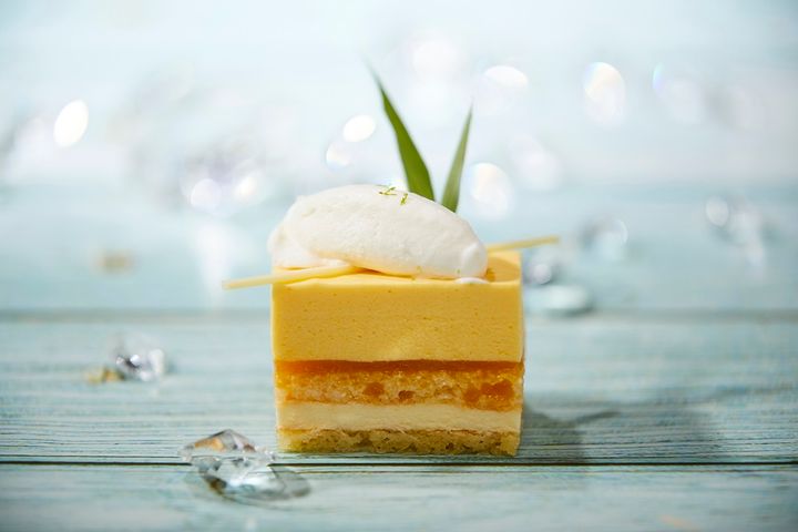 パッションフルーツとヨーグルトのムース