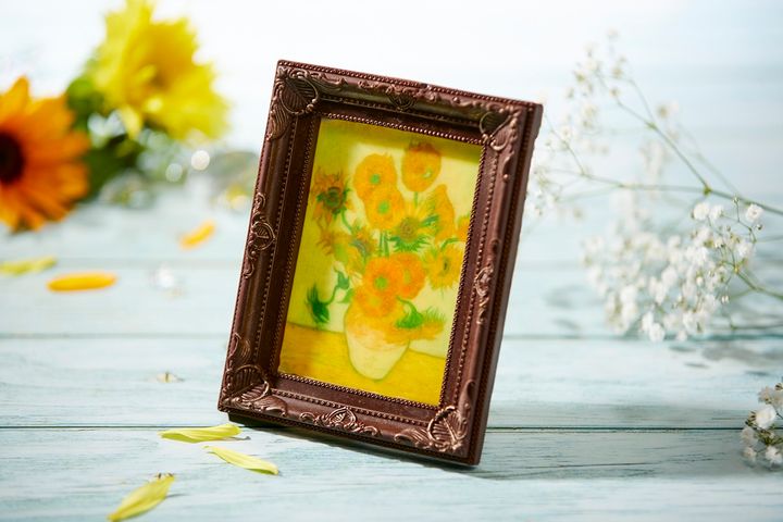 ゴッホ「ひまわり」絵画風チョコレート