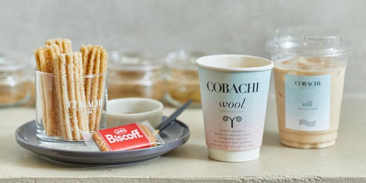 左から「Churros chocolate source」800円、「wool」（Hot）700円、「silk」（Ice）800円