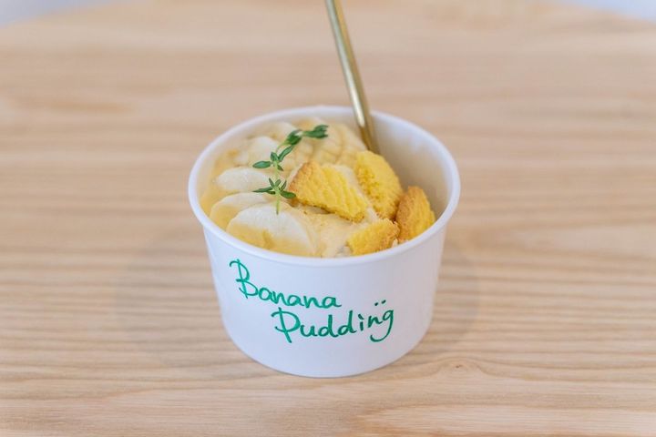 「バナナプディング」650円