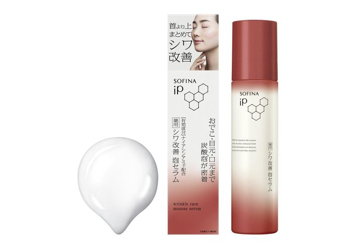 画像: 【SOFINA iP】「【薬用】 シワ改善 泡セラム」（医薬部外品）90g ￥6,380（税込・編集部調べ）