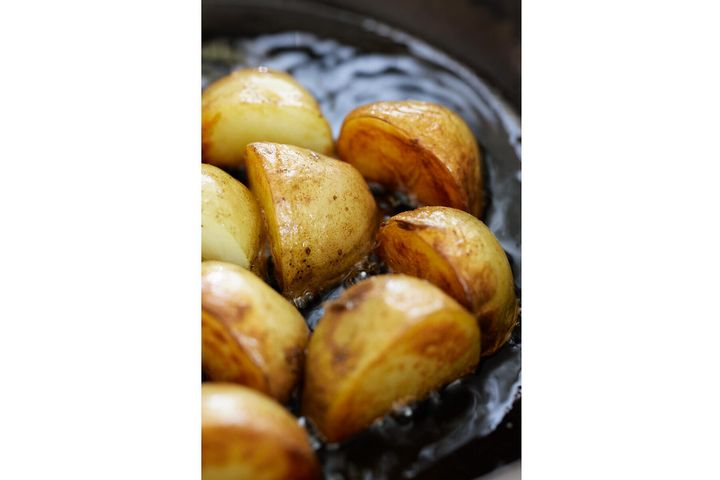 表面をカリッとさせる