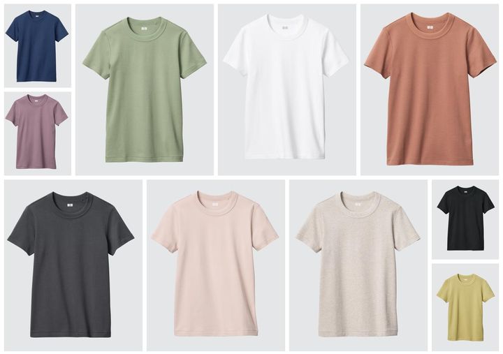 画像: 【ユニクロユー】クルーネックT（半袖）各¥1,500 www.uniqlo.com