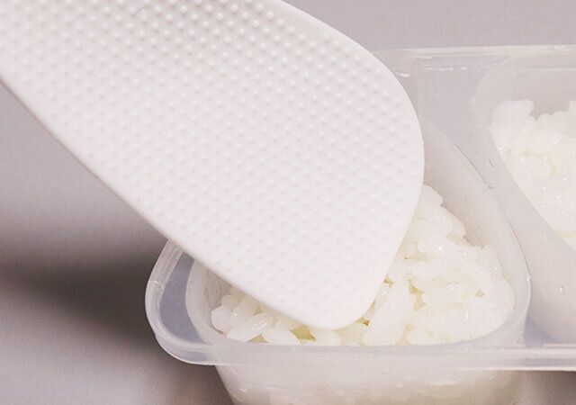 セリア ちょこっとしゃもじ 使用例 押し型