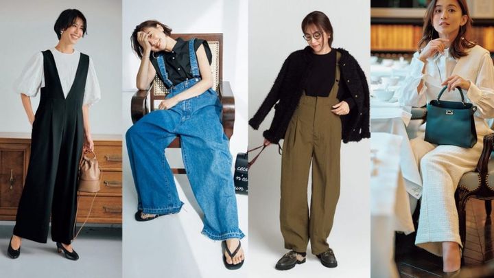 30代40代におすすめなサロペットコーデのイメージ写真