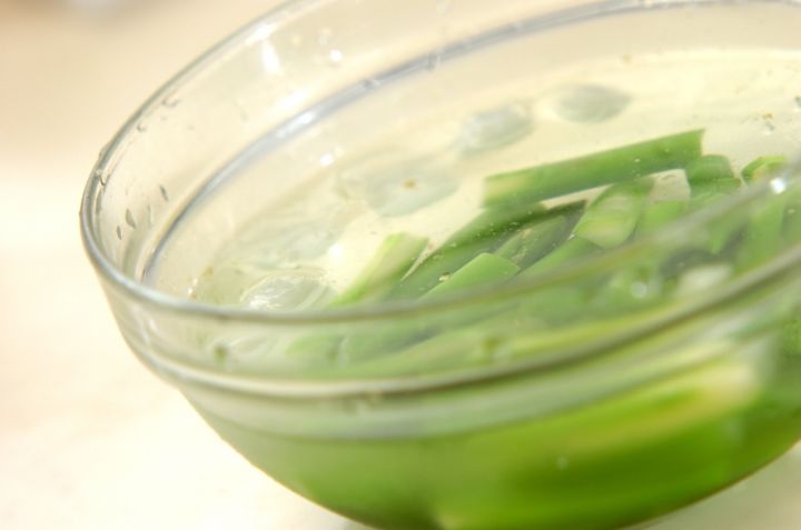 グリーンアスパラの豚肉巻き串の作り方1