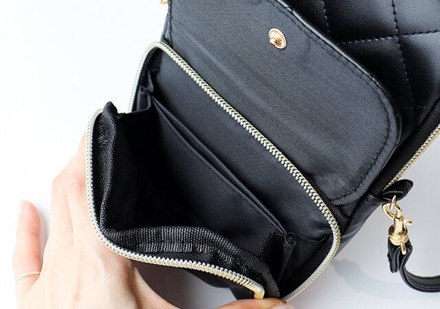 スマホポーチ フロント側 ミニ財布