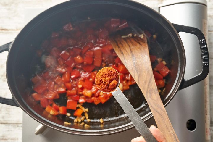 パプリカを加える