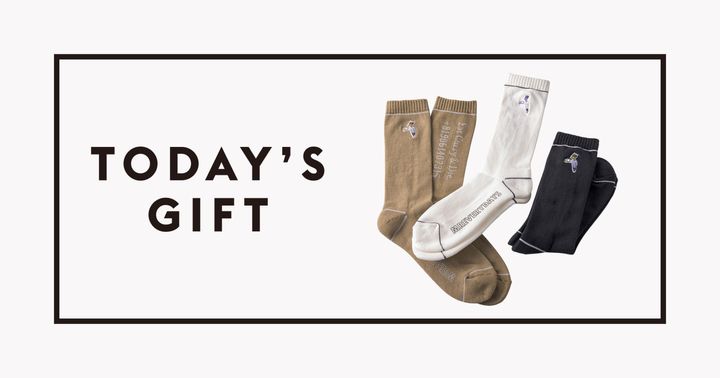 〈カリー座〉の靴下