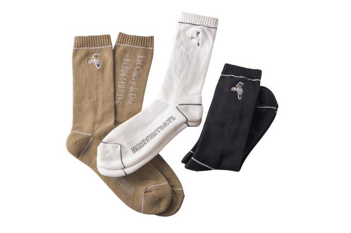 〈カリー座〉の靴下