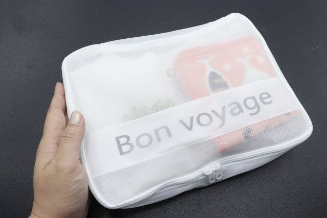 ダイソー トラベル仕分け収納ケース 透け感