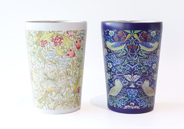 『WILLIAM MORRIS 真空断熱タンブラーBOOK いちご泥棒ver.』／『WILLIAM MORRIS 真空断熱タンブラーBOOK ゴールデン・リリーver.』