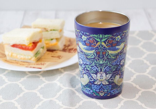 真空断熱タンブラー いちご泥棒ver. 使用例