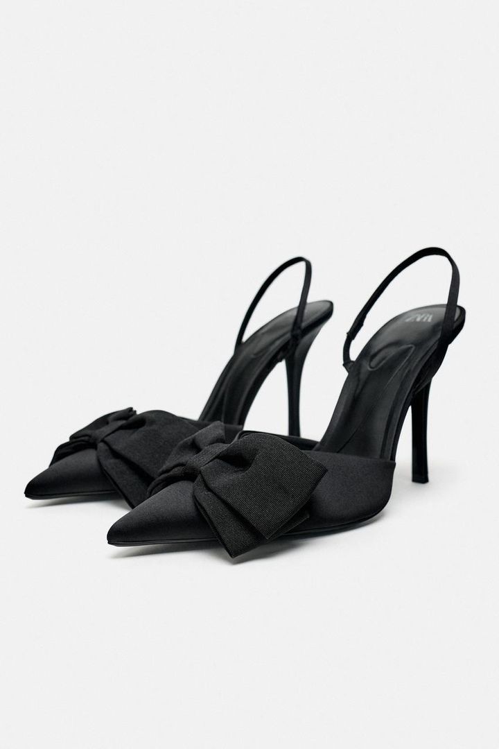 【ZARA】 リボンハイヒール ZARA ザラ リボンディテール ハイヒール シューズ 36 - メルカリ