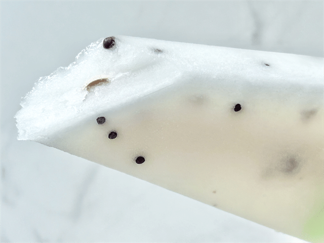 ロッテ 幻！？の白い スイカバー 中身アップ