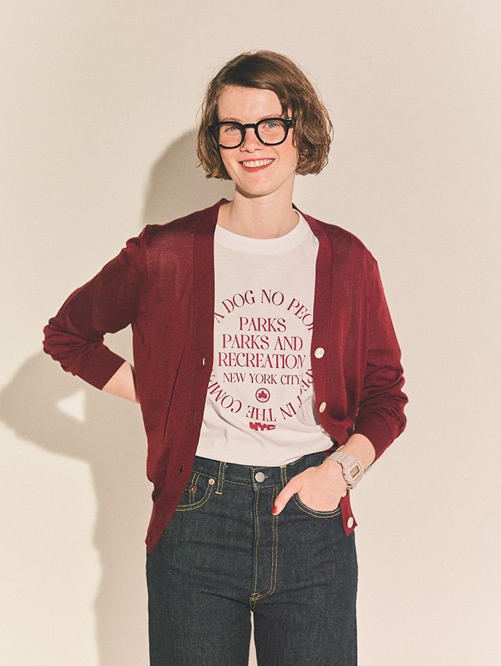 【最低気温19度×梅雨】の服装8選。Tシャツと薄手カーディガンのコンビが正解です！