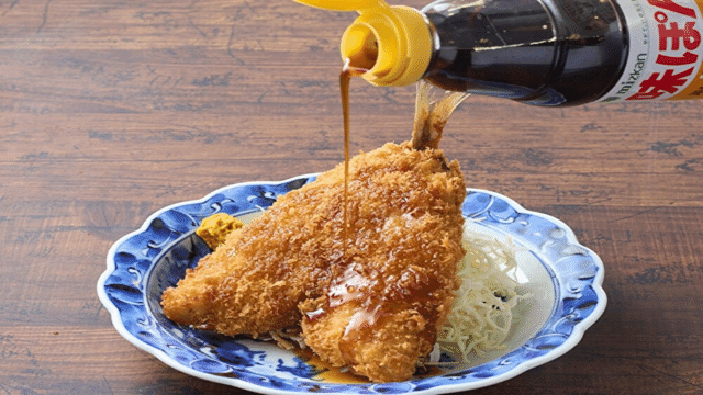 アジフライにぽん酢イメージ画像