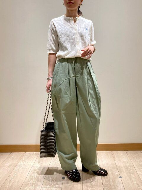 サマーニットのコーデ3