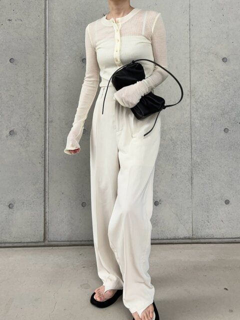 サマーニットのコーデ2