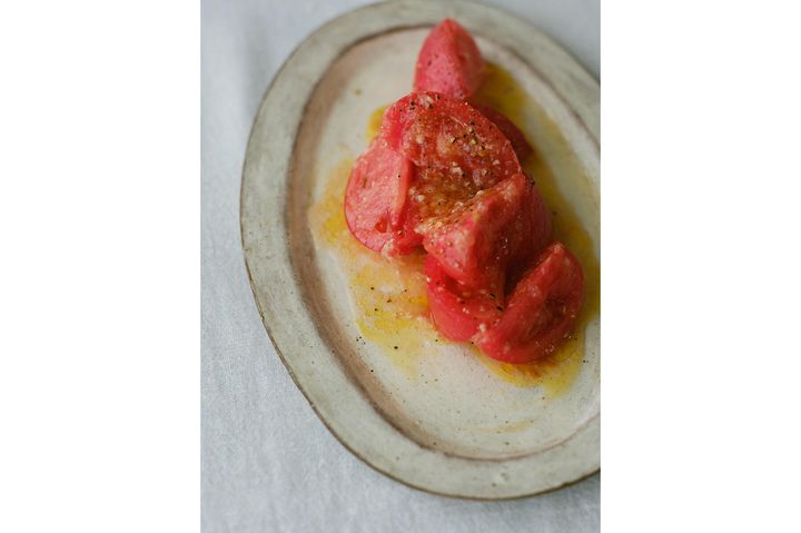 玉ねぎ糀でトマトサラダ