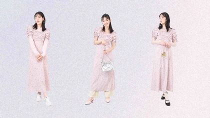 【SNIDEL・小花柄ワンピ】が超優秀！王道「モテワンピ」着回しテク♡