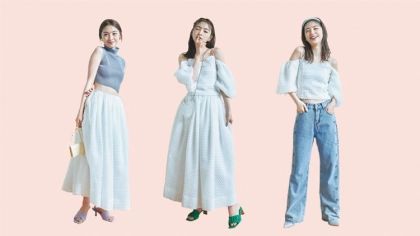 【上西星来】万能な白でコスパ抜群！TPOにあわせた『セットアップ』の着回し