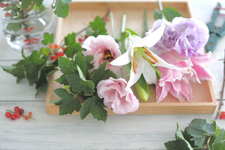 フサスグリのアレンジ