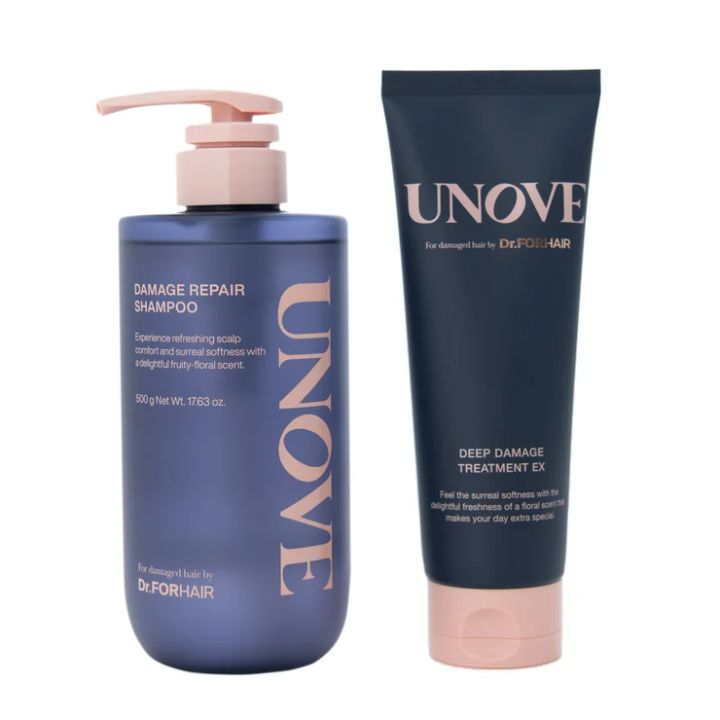 癒しヘアヘア UNOVE アノブ ダメージリペアシャンプー・ディープダメージトリートメントEX 梅雨 雨 湿気広がり うねり 2