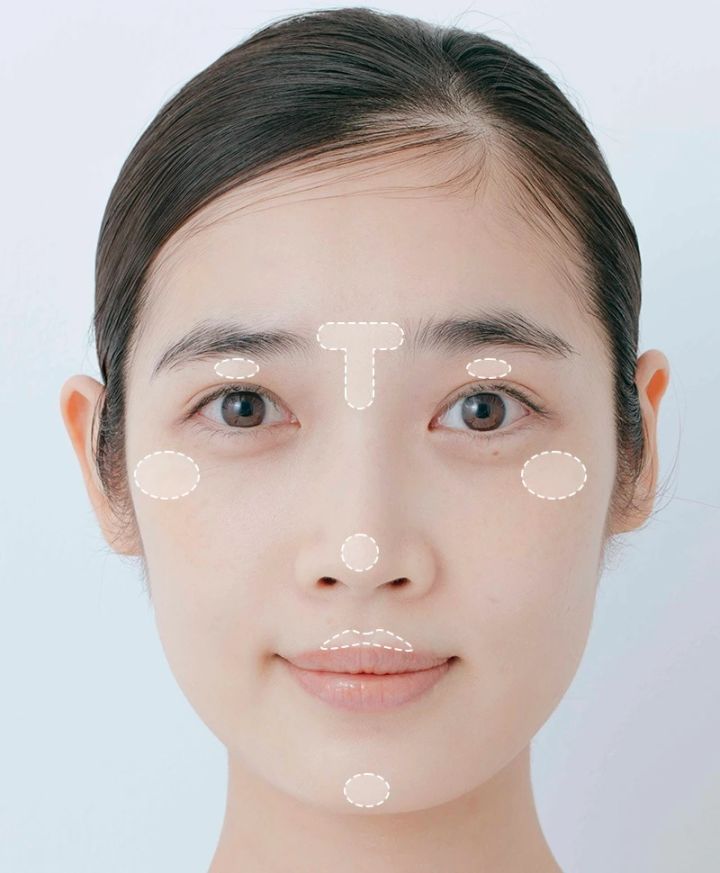 ハイライト効果のある下地の塗り方