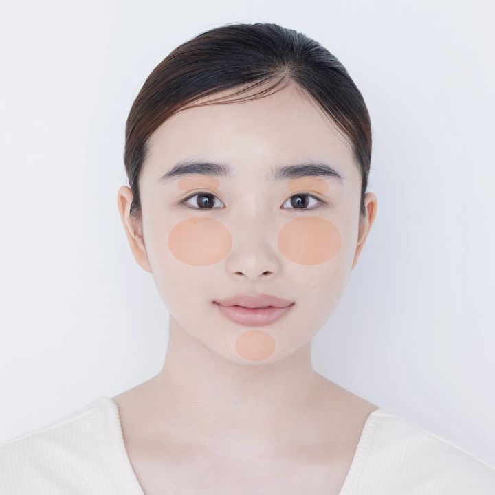 ピンク下地を塗る範囲はここ！