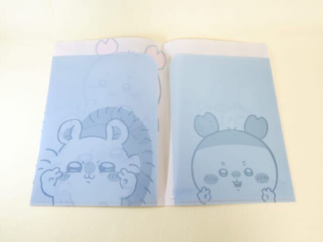 100円ショップ×ちいかわ雑貨第6シリーズ A5見開きファイル 見開き