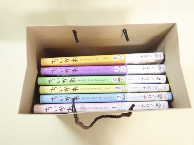 100円ショップ×ちいかわ雑貨第6シリーズ クラフトバッグ サイズ感