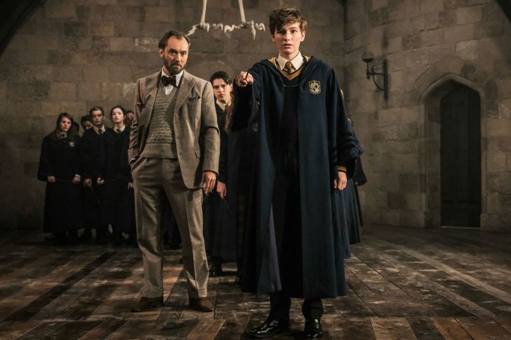 『ファンタスティック・ビーストと黒い魔法使いの誕生』（2018）より。Photo_ Warner Bros/Everett Collection/amanaimages
