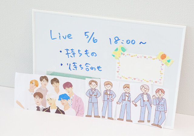 セリアのホワイトボード マグネットタイプ