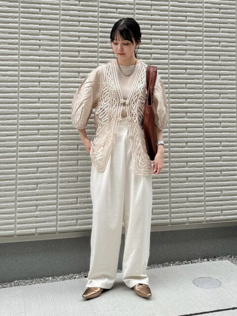 シアートップスのコーデ2