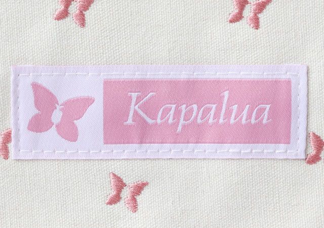 ハワイアンデザイン ランチトート ブランドロゴタグ